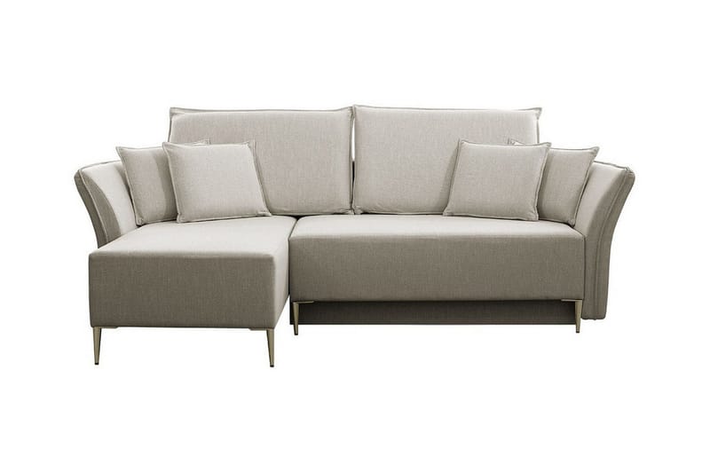 Staffin 3-sits Hörnbäddsoffa beige - Möbler - Soffa - Bäddsoffa - Hörnbäddsoffa