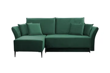 Staffin 3-sits Hörnbäddsoffa Dark green - Möbler - Soffa - Bäddsoffa - Hörnbäddsoffa
