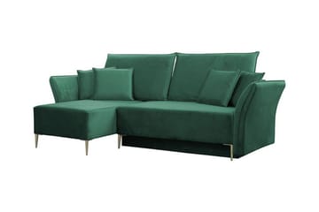 Staffin 3-sits Hörnbäddsoffa Dark green - Möbler - Soffa - Bäddsoffa - Hörnbäddsoffa