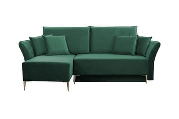 Staffin 3-sits Hörnbäddsoffa Dark green - Möbler - Soffa - Bäddsoffa - Hörnbäddsoffa