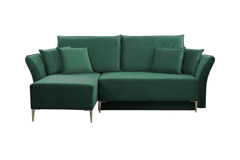 Staffin 3-sits Hörnbäddsoffa Dark green - Möbler - Soffa - Bäddsoffa - Hörnbäddsoffa