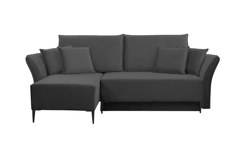 Staffin 3-sits Hörnbäddsoffa Dark grey - Möbler - Soffa - Bäddsoffa - Hörnbäddsoffa