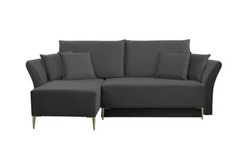Staffin 3-sits Hörnbäddsoffa Dark grey - Möbler - Soffa - Bäddsoffa - Hörnbäddsoffa