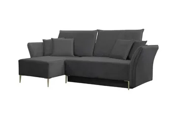 Staffin 3-sits Hörnbäddsoffa Dark grey - Möbler - Soffa - Bäddsoffa - Hörnbäddsoffa