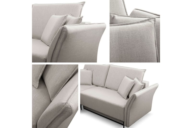 Staffin 3-sits Hörnbäddsoffa Dark grey - Möbler - Soffa - Bäddsoffa - Bäddsoffa divan