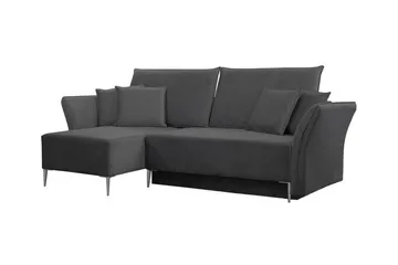 Staffin 3-sits Hörnbäddsoffa Dark grey - Möbler - Soffa - Bäddsoffa - Bäddsoffa divan
