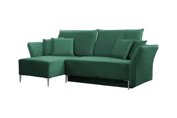 Staffin 3-sits Hörnbäddsoffa Green - Möbler - Soffa - Bäddsoffa - Hörnbäddsoffa