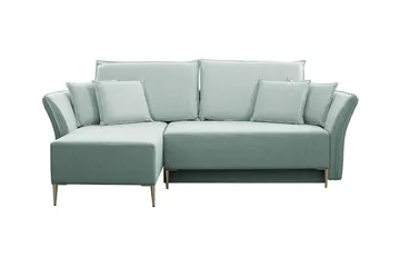 Staffin 3-sits Hörnbäddsoffa Light green - Möbler - Soffa - Bäddsoffa - Hörnbäddsoffa