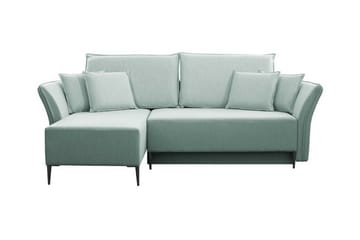 Staffin 3-sits Hörnbäddsoffa Light green/Green/Mint - Möbler - Soffa - Bäddsoffa - Hörnbäddsoffa