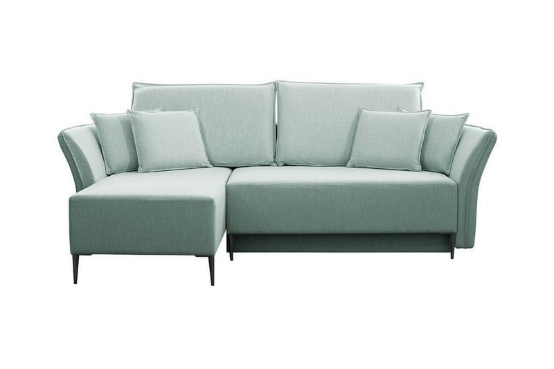 Staffin 3-sits Hörnbäddsoffa Light green/Green/Mint - Möbler - Soffa - Bäddsoffa - Hörnbäddsoffa