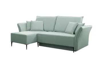 Staffin 3-sits Hörnbäddsoffa Light green/Green/Mint - Möbler - Soffa - Bäddsoffa - Hörnbäddsoffa