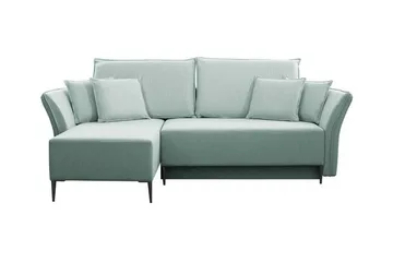 Staffin 3-sits Hörnbäddsoffa Light green/Green/Mint - Möbler - Soffa - Bäddsoffa - Hörnbäddsoffa