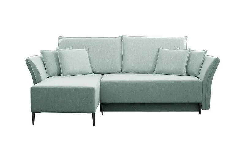 Staffin 3-sits Hörnbäddsoffa Light green/Green/Mint - Möbler - Soffa - Bäddsoffa - Hörnbäddsoffa