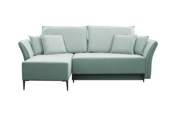 Staffin 3-sits Hörnbäddsoffa Light green/Green/Mint - Möbler - Soffa - Bäddsoffa - Hörnbäddsoffa