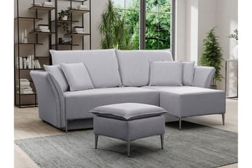 Staffin 3-sits Hörnbäddsoffa Light grey/Dark grey - Möbler - Soffa - Bäddsoffa - Hörnbäddsoffa