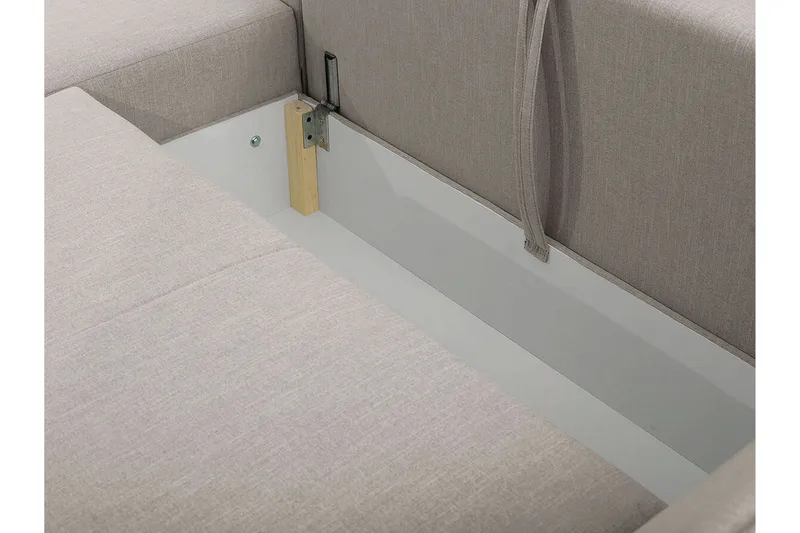 Staffin 3-sits Hörnbäddsoffa Light grey/Dark grey - Möbler - Soffa - Bäddsoffa - Bäddsoffa divan