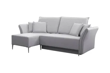 Staffin 3-sits Hörnbäddsoffa Light grey/Dark grey - Möbler - Soffa - Bäddsoffa - Hörnbäddsoffa