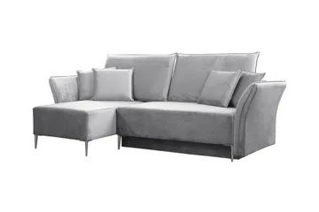 Staffin 3-sits Hörnbäddsoffa Ljusgrå - Möbler - Soffa - Bäddsoffa - Hörnbäddsoffa