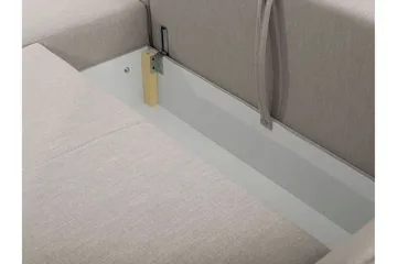 Staffin 3-sits Hörnbäddsoffa Ljusgrå - Möbler - Soffa - Bäddsoffa - Hörnbäddsoffa