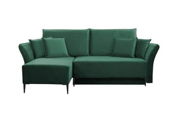 Staffin 3-sits Hörnbäddsoffa NO_BRAND Dark green - Möbler - Soffa - Bäddsoffa - Hörnbäddsoffa