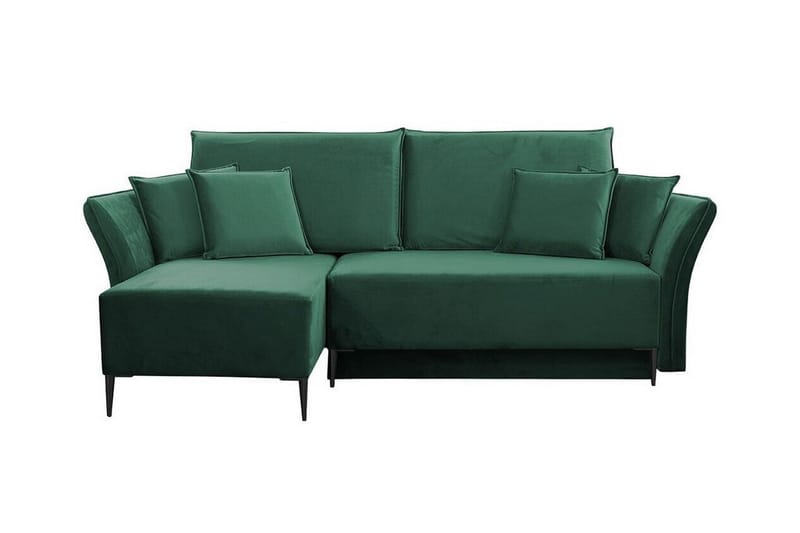 Staffin 3-sits Hörnbäddsoffa NO_BRAND Dark green - Möbler - Soffa - Bäddsoffa - Hörnbäddsoffa