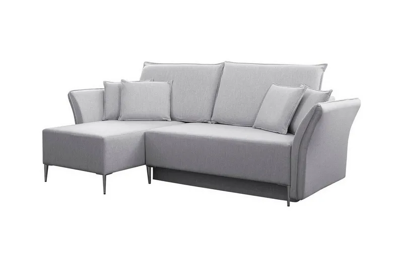 Staffin 3-sits Hörnbäddsoffa NO_BRAND Light grey/Dark grey