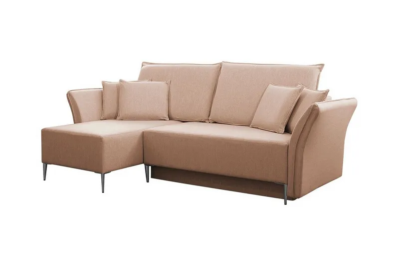 Staffin 3-sits Hörnbäddsoffa NO_BRAND Pink