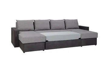 Staffin 4-sits Hörnbäddsoffa Dark grey - Möbler - Soffa - Bäddsoffa - Hörnbäddsoffa