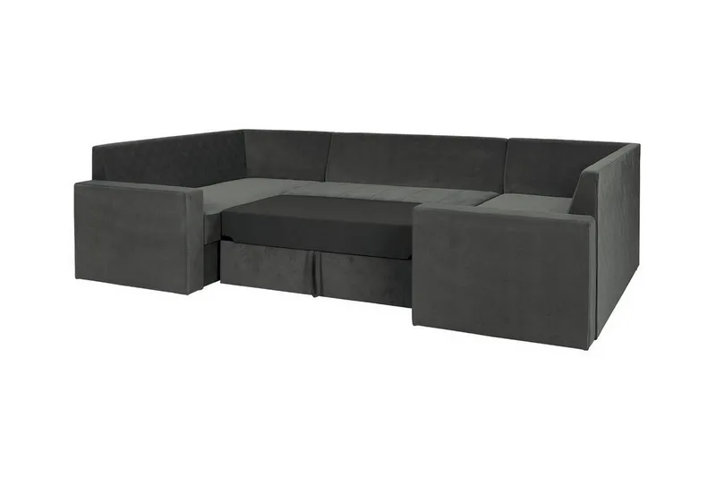 Staffin 4-sits Hörnbäddsoffa Light grey/Dark grey - Möbler - Soffa - Bäddsoffa - Hörnbäddsoffa