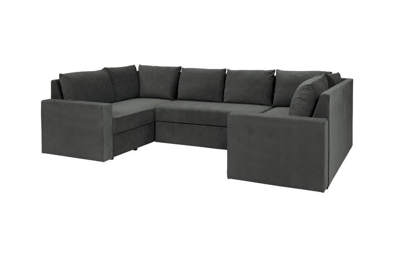 Staffin 4-sits Hörnbäddsoffa NO_BRAND Dark grey