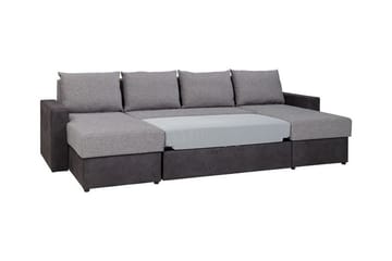 Staffin 4-sits Hörnbäddsoffa NO_BRAND Dark grey - Möbler - Soffa - Bäddsoffa - Hörnbäddsoffa