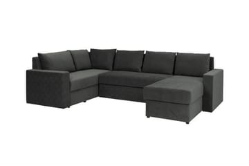 Staffin 4-sits Hörnbäddsoffa NO_BRAND Dark grey - Möbler - Soffa - Bäddsoffa - Hörnbäddsoffa