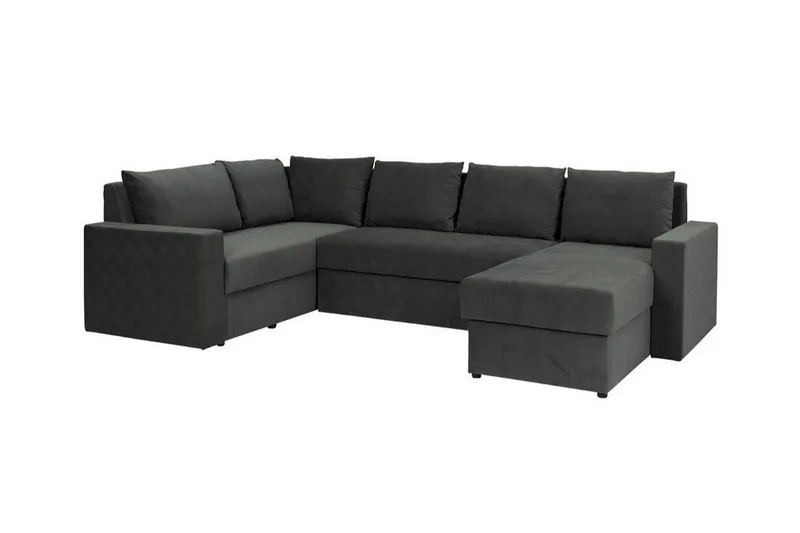 Staffin 4-sits Hörnbäddsoffa NO_BRAND Dark grey