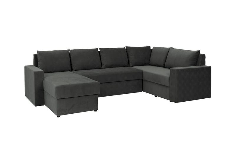 Staffin 4-sits Hörnbäddsoffa NO_BRAND Dark grey
