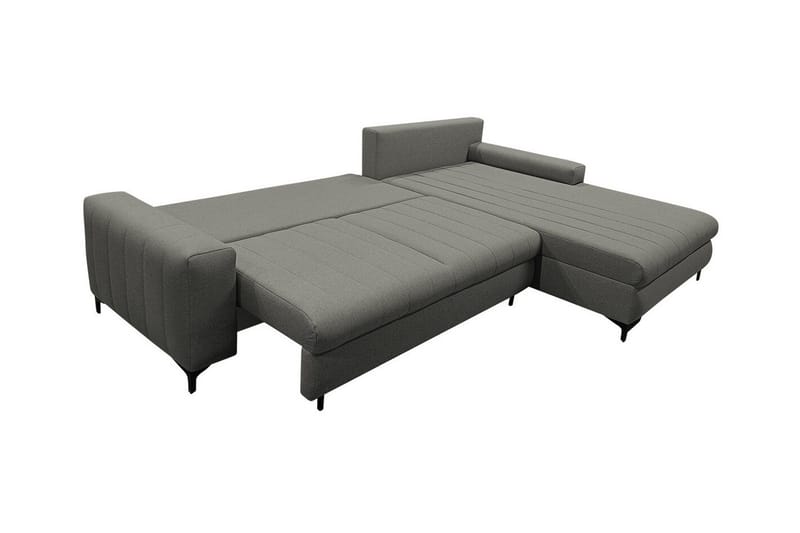 Talby 3-sits Höger Bäddsoffa med Förvaring och Kanalstoppad i Tyg - Beige - Möbler - Soffa - Bäddsoffa - Bäddsoffa divan
