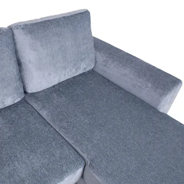 Hörnbäddsoffa Tjörnö - Blågrå - Möbler - Soffa - Bäddsoffa - Hörnbäddsoffa