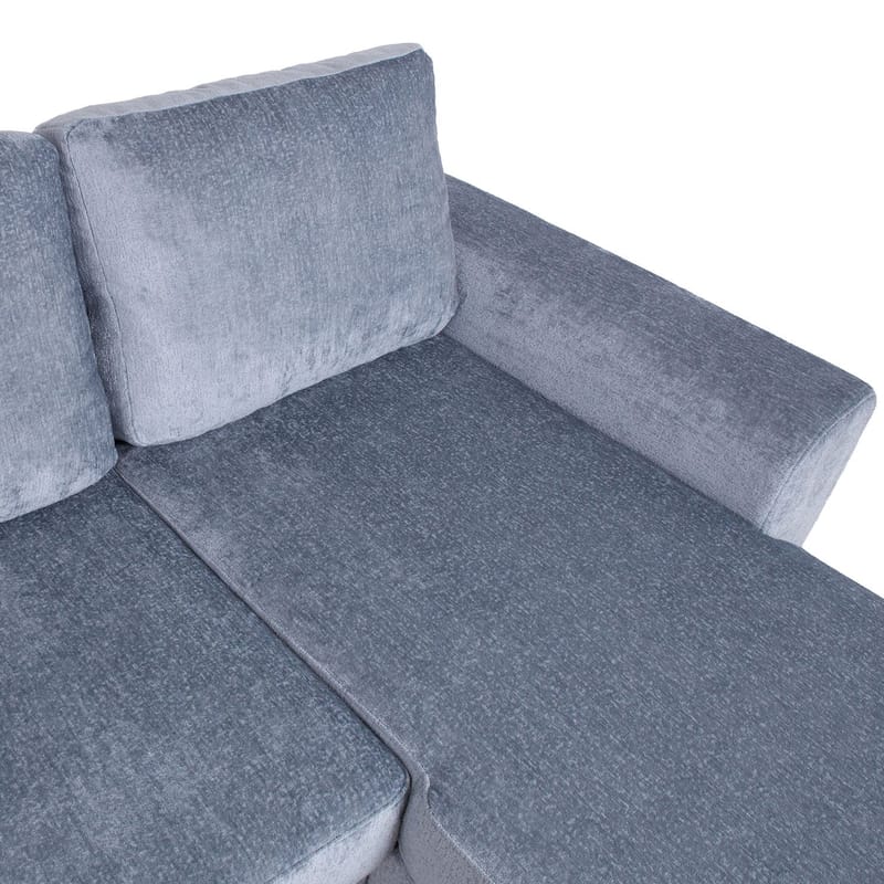 Hörnbäddsoffa Tjörnö - Blågrå - Möbler - Soffa - Bäddsoffa - Hörnbäddsoffa