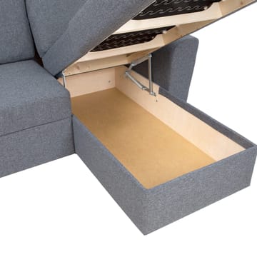 Hörnbäddsoffa Tjörnö - Grå - Möbler - Soffa - Bäddsoffa - Hörnbäddsoffa