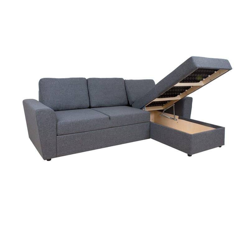 Hörnbäddsoffa Tjörnö - Grå - Möbler - Soffa - Bäddsoffa - Hörnbäddsoffa