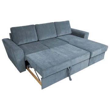 Hörnbäddsoffa Tjörnö - Grå - Möbler - Soffa - Bäddsoffa - Bäddsoffa divan