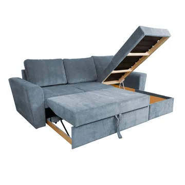 Hörnbäddsoffa Tjörnö - Grå - Möbler - Soffa - Bäddsoffa - Bäddsoffa divan