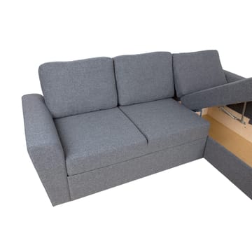Hörnbäddsoffa Tjörnö - Grå - Möbler - Soffa - Bäddsoffa - Hörnbäddsoffa