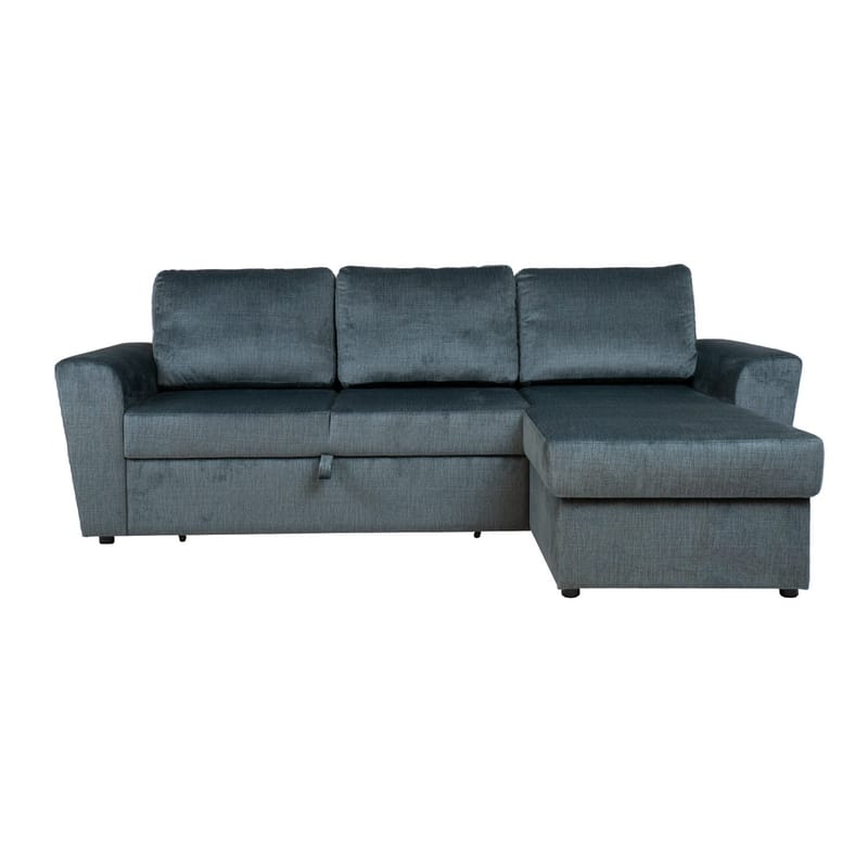 Hörnbäddsoffa Tjörnö - Grön sammet - Möbler - Soffa - Bäddsoffa - Hörnbäddsoffa