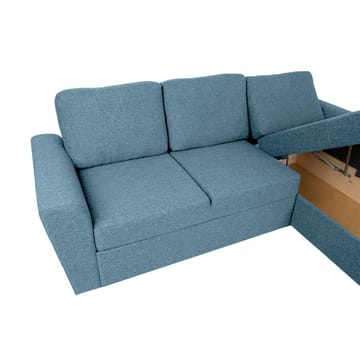 Hörnbäddsoffa Tjörnö - Ljusblå - Möbler - Soffa - Bäddsoffa - Hörnbäddsoffa