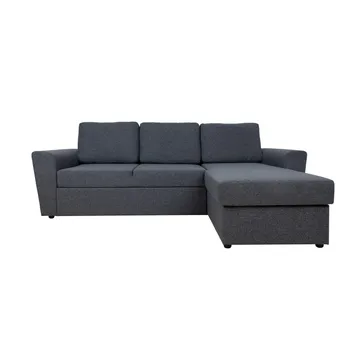 Hörnbäddsoffa Tjörnö - Mörkgrå - Möbler - Soffa - Bäddsoffa - Hörnbäddsoffa