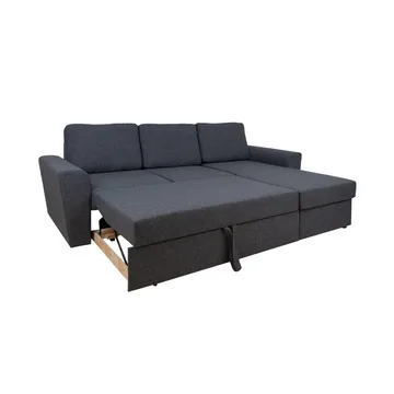 Hörnbäddsoffa Tjörnö - Mörkgrå - Möbler - Soffa - Bäddsoffa - Hörnbäddsoffa
