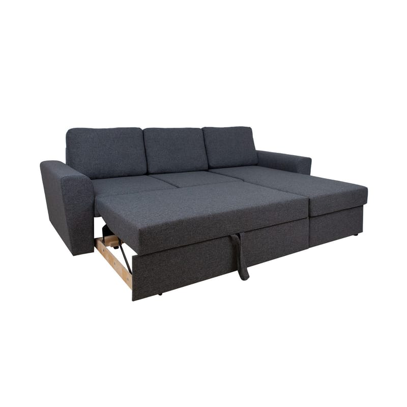 Hörnbäddsoffa Tjörnö - Mörkgrå - Möbler - Soffa - Bäddsoffa - Hörnbäddsoffa