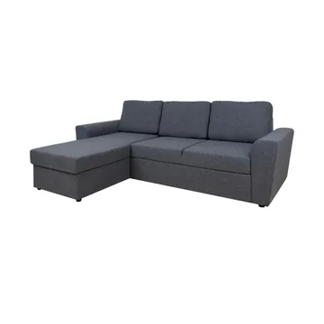 Hörnbäddsoffa Tjörnö - Mörkgrå - Möbler - Soffa - Bäddsoffa - Hörnbäddsoffa
