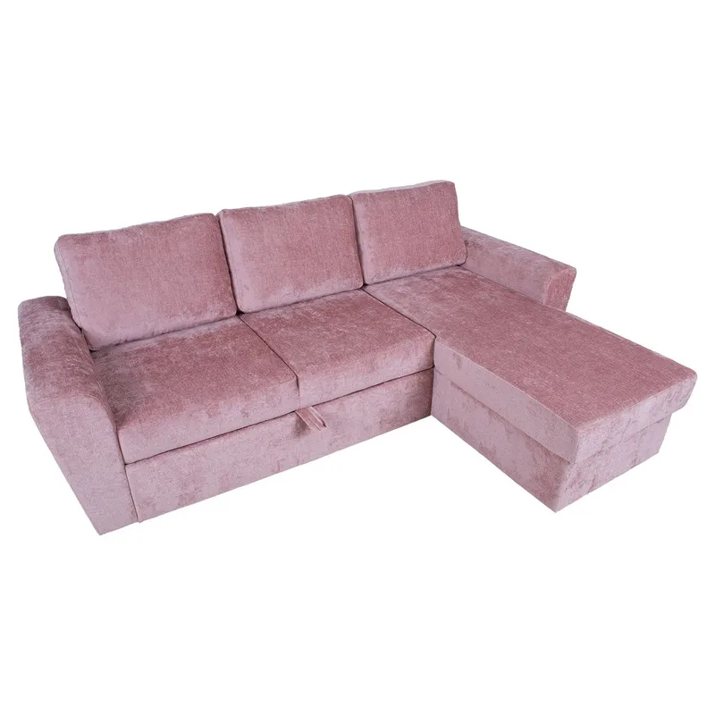Hörnbäddsoffa Tjörnö - Rosa - Möbler - Soffa - Bäddsoffa - Bäddsoffa längsbäddad