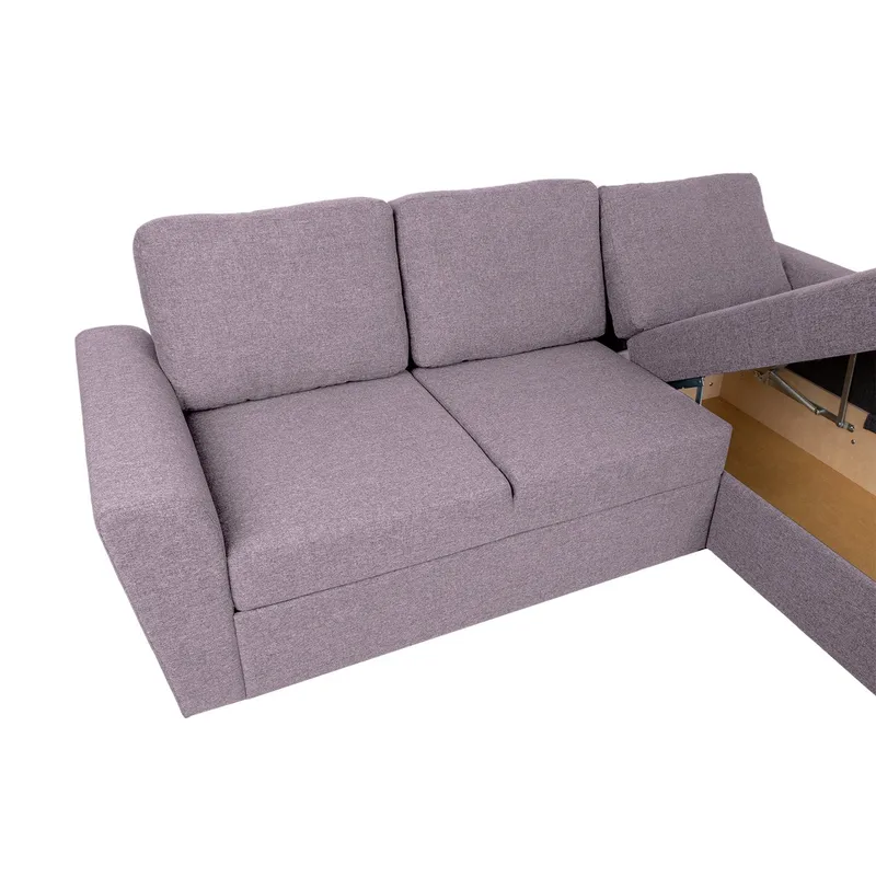 Hörnbäddsoffa Tjörnö - Vintage rosa - Möbler - Soffa - Bäddsoffa - Hörnbäddsoffa